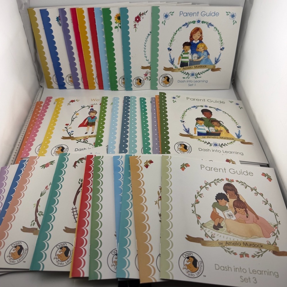 Dash into Learning Kids OS Multi Reading Sets 1 2 3 Phonics Books Parent Guide